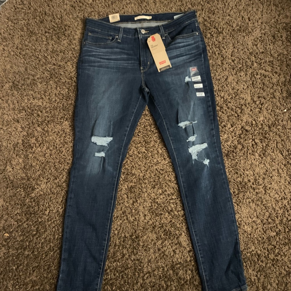 Levi's Women's 711 Mid-Rise Skinny Jeans 32W 30L